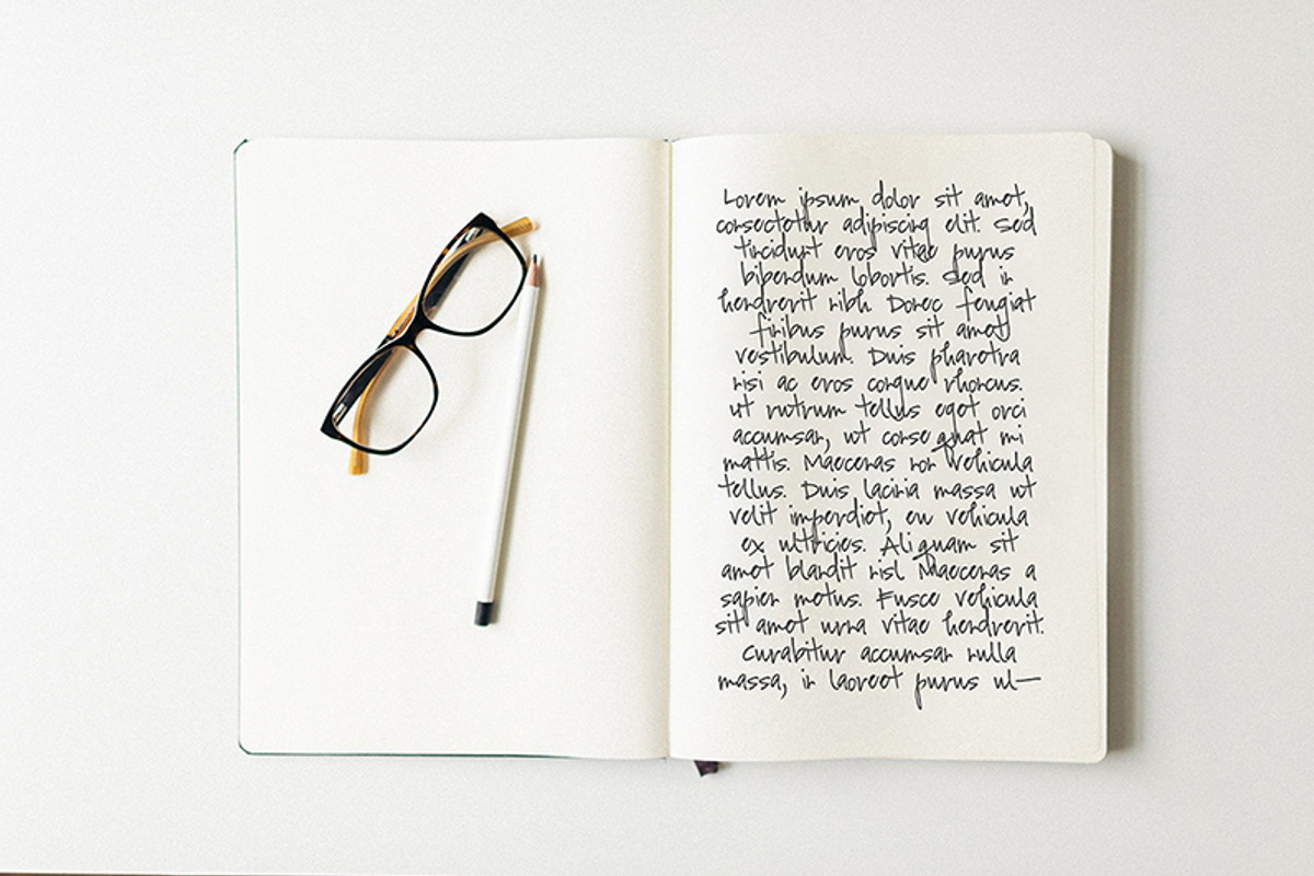 Notebook Styled Stock Photo + Mockup, a Pens & Pencil Mockup by Pretty Techie (Photo 3 of 4)