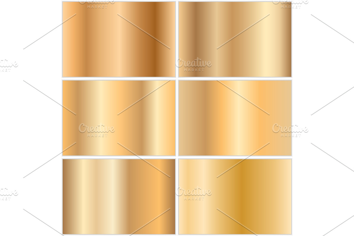 Collection of golden gradients, a Texture Graphic by SvetlanaWSE