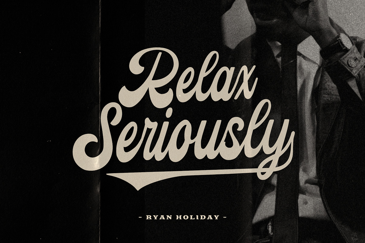 Moswald Script Typeface, a Script Font by Damarletter (Photo 9 of 9)