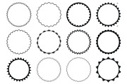 Set of decorative round frames, a Decorative Illustration by Yayasya (Thumbnail 3 of 3)