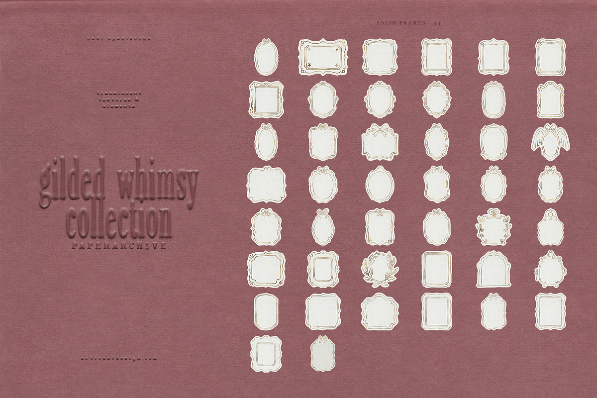 Gilded Whimsy Collection, an Object Graphic by nadispasibenko (Photo 10 of 13)