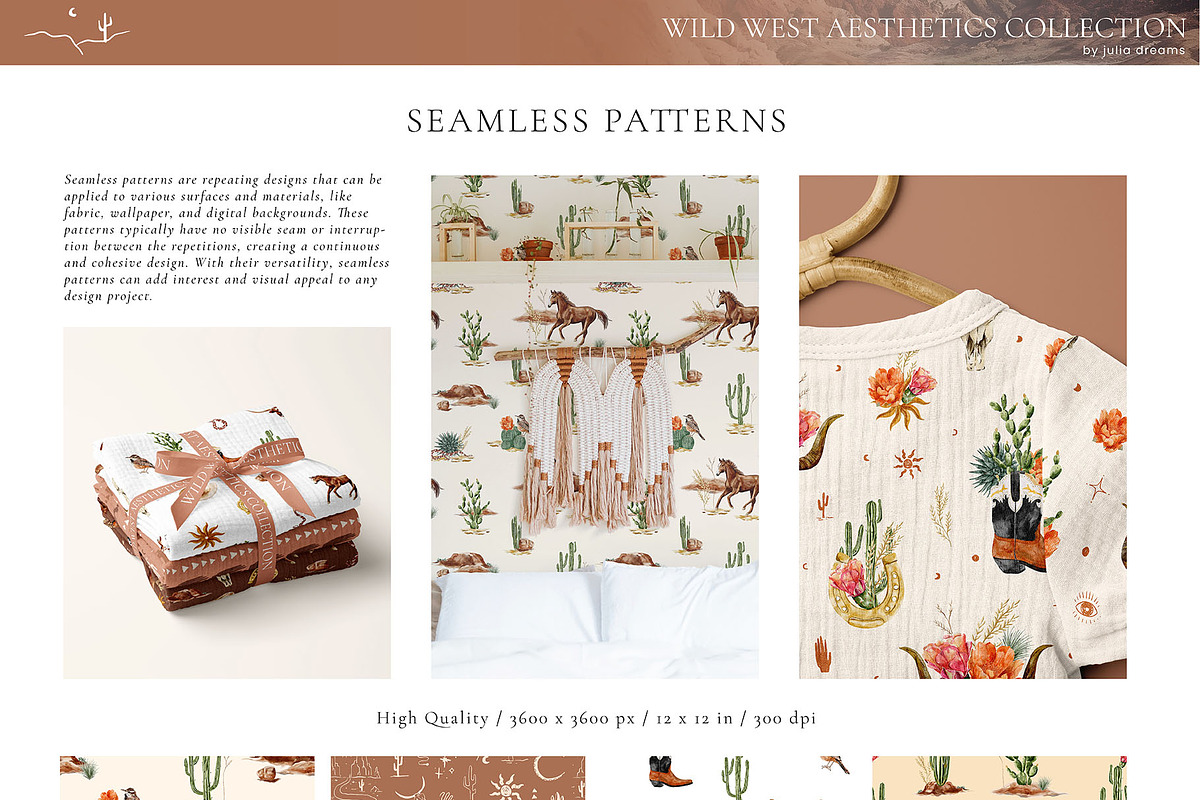 Wild West Watercolor Collection, an Object Graphic by Julia Dreams (Photo 3 of 12)