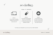 Photographer Wix Website Template, a Wix Template by So Darling Studio (Thumbnail 10 of 37)