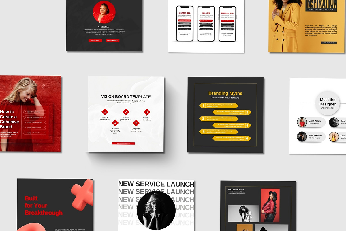 Creative Agency Instagram Post Pack preview 2