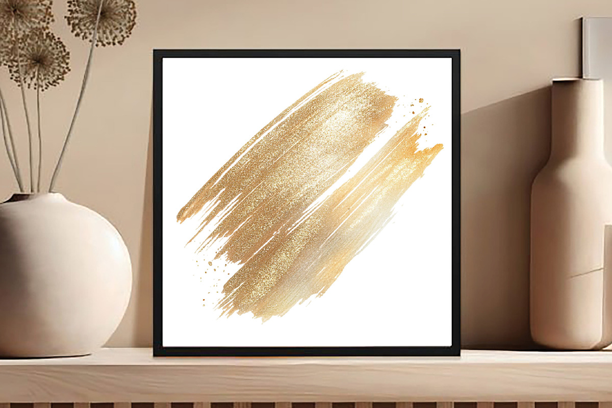 Watercolor Gold Glitter Paint Elemen, an Illustration by DreamCafeArt (Photo 5 of 7)
