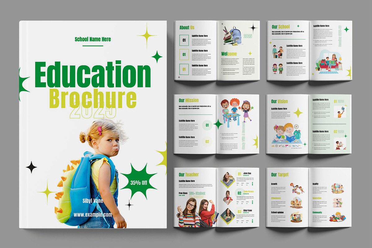 Education Plan Brochure Layout, a Brochure Template by ContestDesign (Photo 1 of 3)