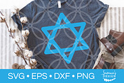 Star of David SVG Jewish SVG Israel, an Illustration by SavanasDesign (Thumbnail 1 of 2)