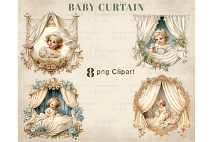 Baby Curtain PNG Clipart