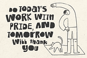 The Popcuts – A Quirky Cutout Font, a Handwritten Font by Get Studio (Thumbnail 5 of 8)