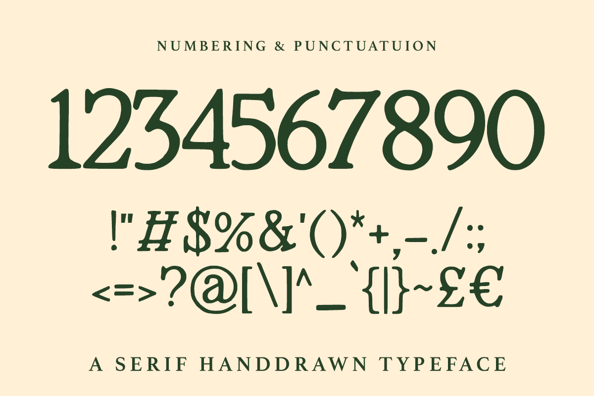 Lucky Heat - Retro Handdrawn Serif, a Serif Font by Pandeka Studio (Photo 8 of 9)
