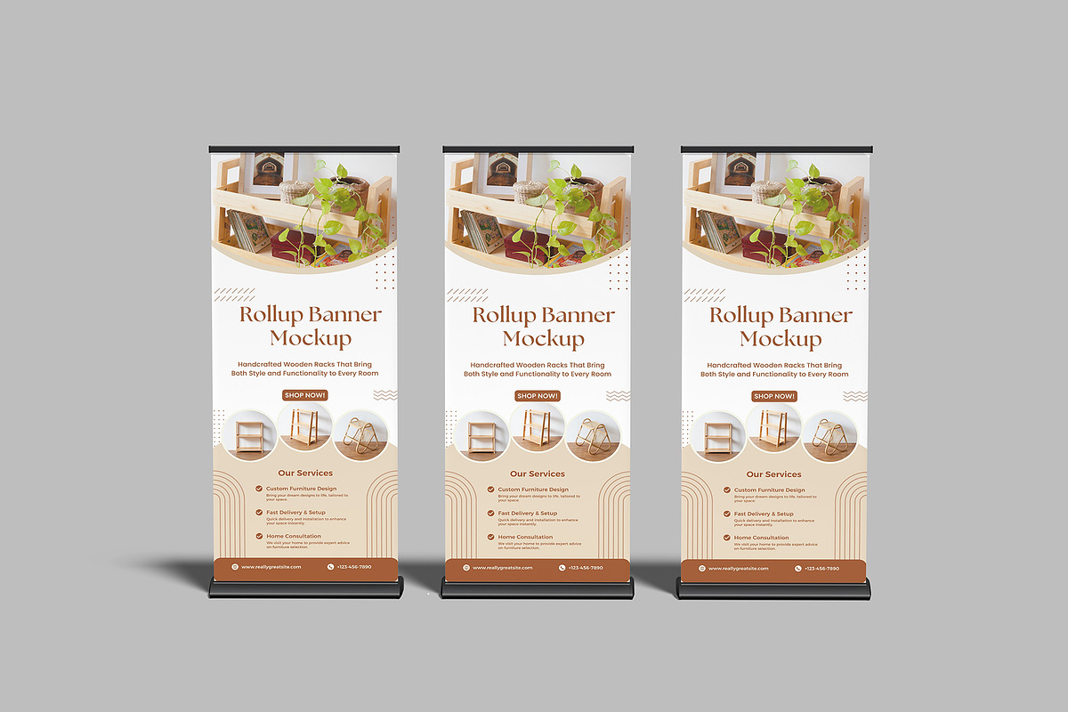 Banner Mockup, an Advertising Mockup by Bangdastudio (Photo 8 of 9)