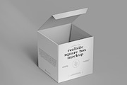 Square Box Mockup, a Packaging Mockup by Pixel_Vision_Store (Thumbnail 3 of 3)