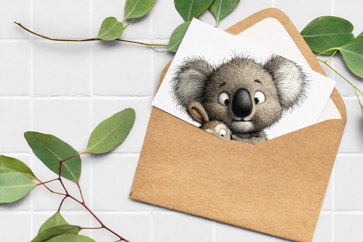 Whimsical Easter Koala Clipart, a Graphic by Libby Wishes (Photo 3 of 7)
