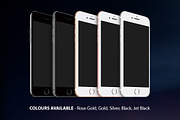 iPhone 7 Mockups Pack, an iPhone Mockup by ydlabs (Thumbnail 2 of 4)