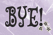 Mirabella Misbehaves Groovy Display, a Handwritten Font by The October Creative (Thumbnail 8 of 8)