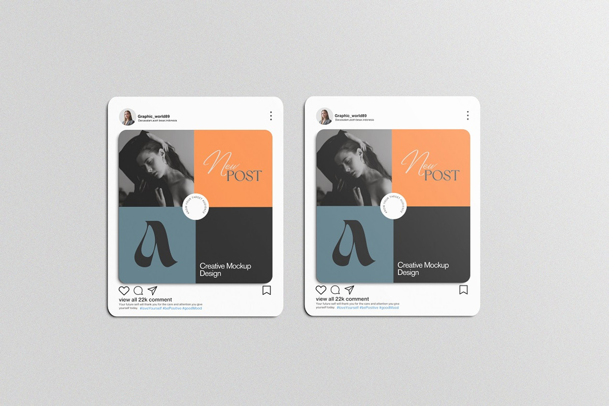Instagram Post Mockup, a Mockup by graphic_keY (Photo 7 of 7)