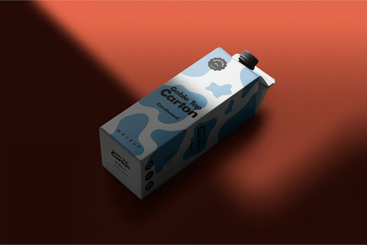 Milk mockup, a Product Mockup by megostudi0 (Photo 2 of 7)