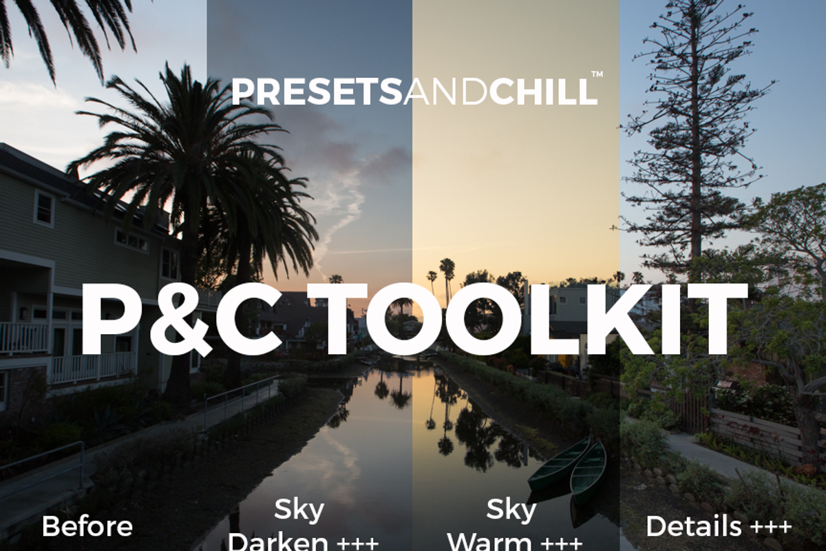 PRESETS AND CHILL TOOLKIT - Adobe LR, a Brushes & More by PRESETS and CHILL