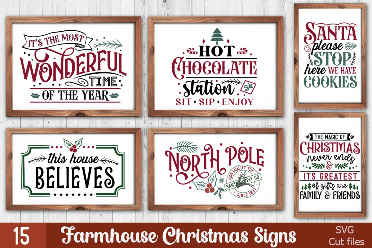 Christmas Farmhouse Making Signs, a Texture Graphic by Etcify (Photo 2 of 7)