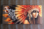 Indian woman in headdress, a Person Illustration by Infinity Creativity (Thumbnail 3 of 3)