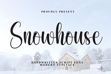 Snowhouse | Script Font