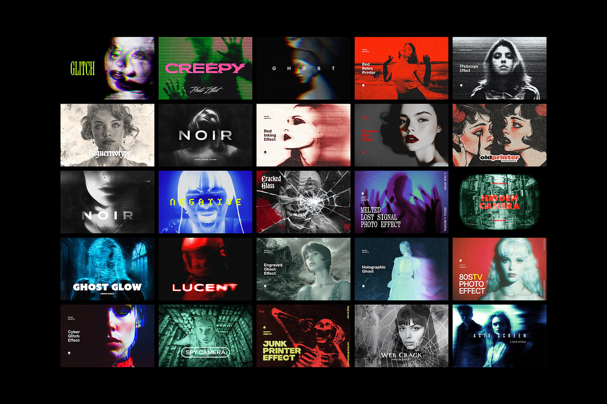 Halloween Photoshop Effects Bundle, a Layer Style Add-On by pixelbuddha.net (Photo 3 of 53)