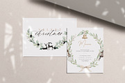 Watercolor Clipart-VELVET CHRISTMAS, a Decorative Illustration by Beigetime (Thumbnail 17 of 17)