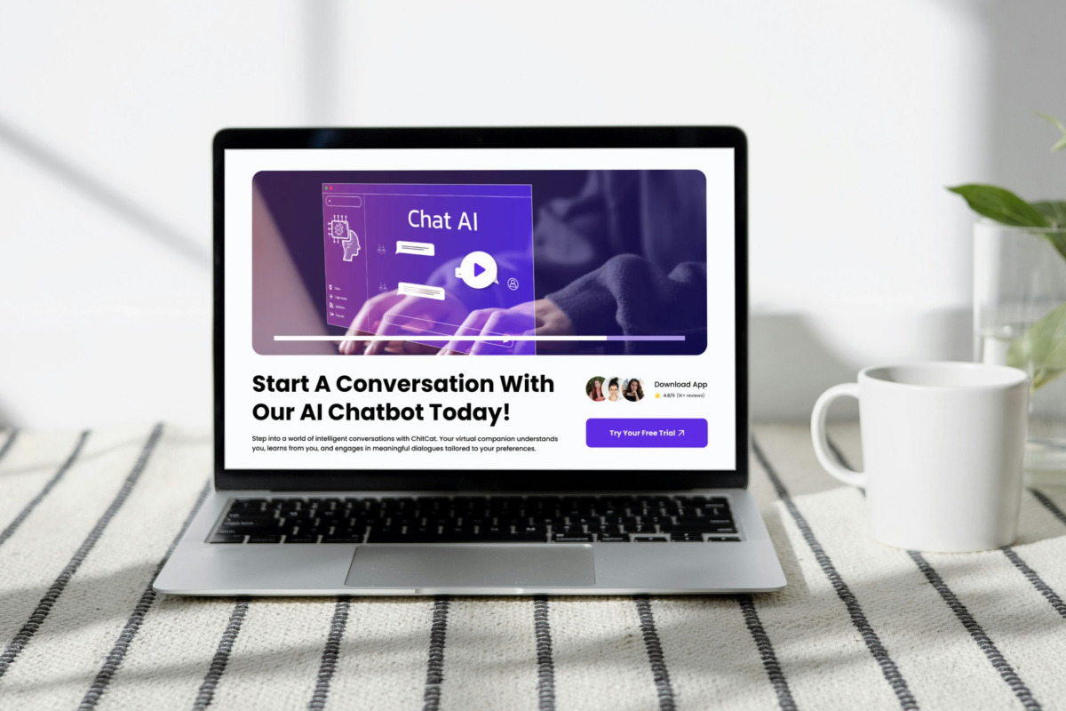 ChatChatic - AI Chatbot Landing Page, a Landing Page Template by twinstd