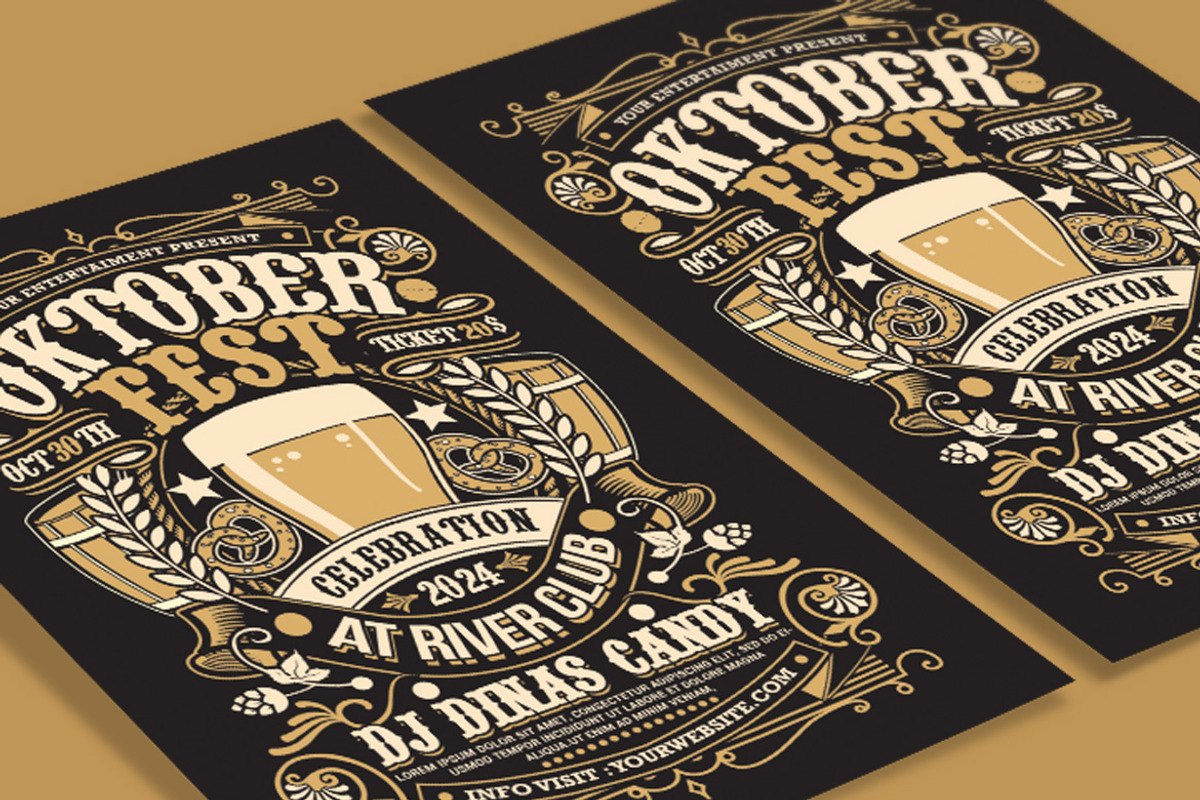 Oktoberfest Event Flyer Template, a Flyer Template by Muhamad Iqbal hidayat (Photo 5 of 8)