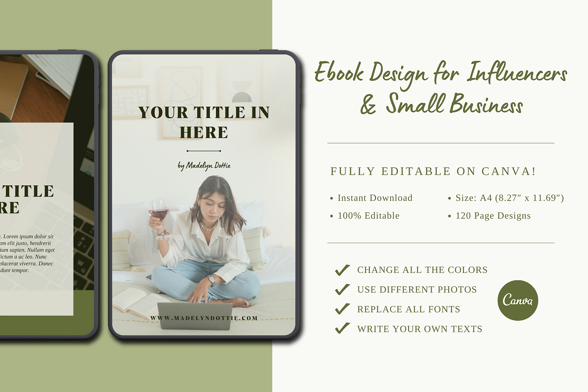 Ebook Template Design, a Magazine Template by The Little Lily Studio (Photo 5 of 5)
