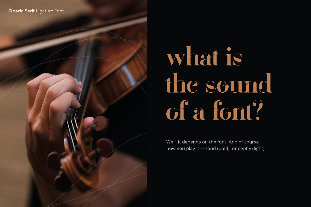 Operia – Serif Ligature Font, a Font by Monogram World (Photo 2 of 20)
