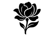 Floral Rose Lotus Silhouette, an Object Graphic by Gfx_Store (Thumbnail 6 of 15)