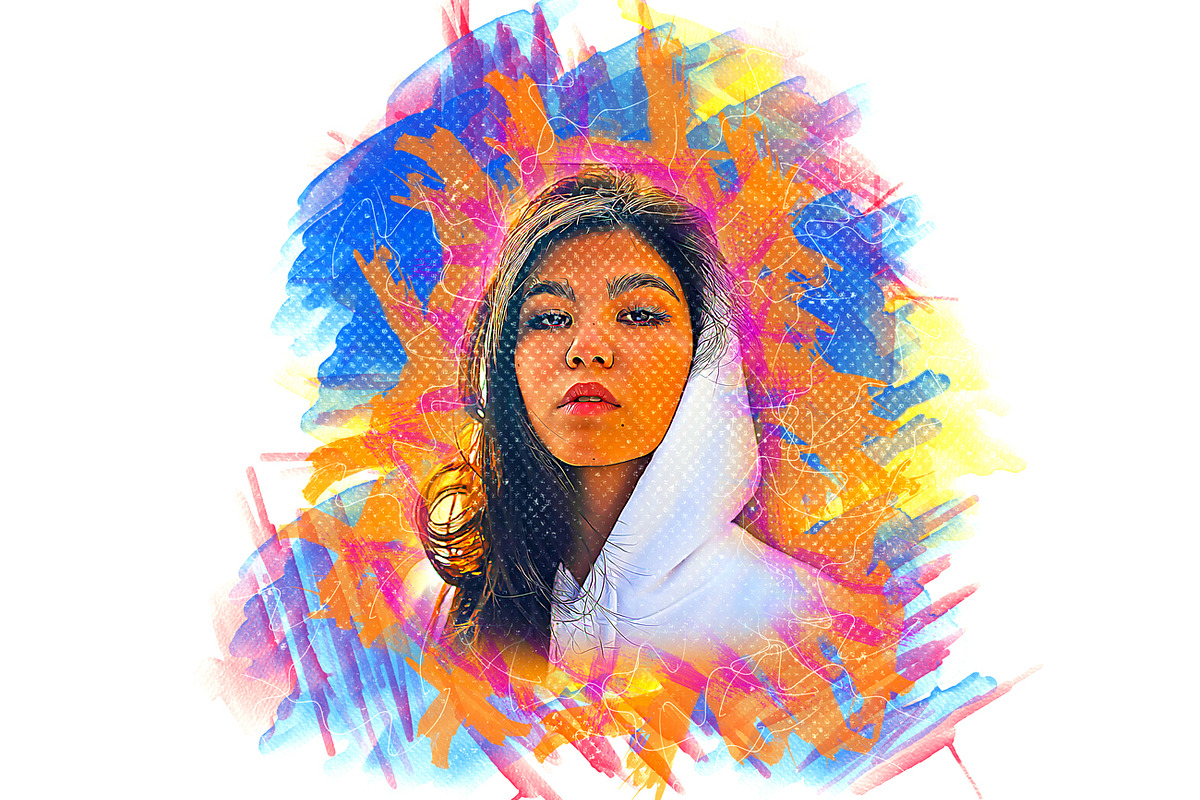 Watercolor Painting Photoshop Action, an Action Add-On by Studio Retouch (Photo 10 of 11)