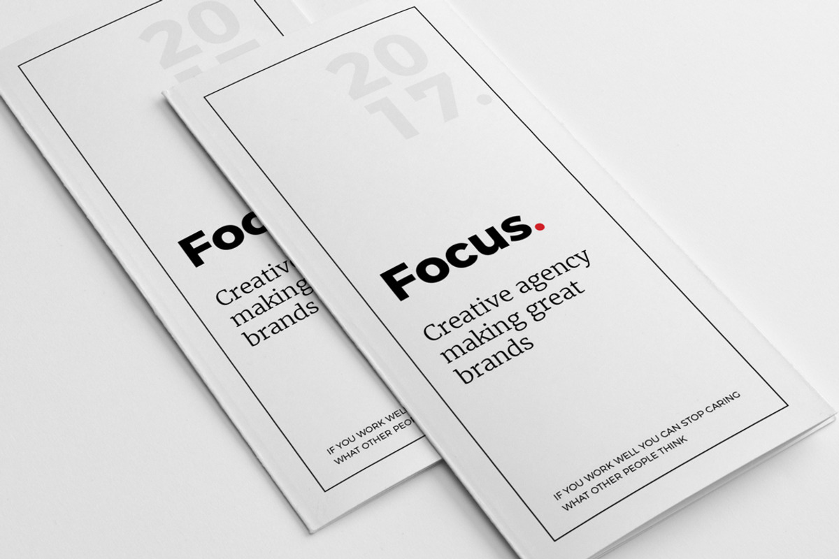 Focus - Agency 3fold Brochure, a Brochure Template by Print design (Photo 2 of 5)