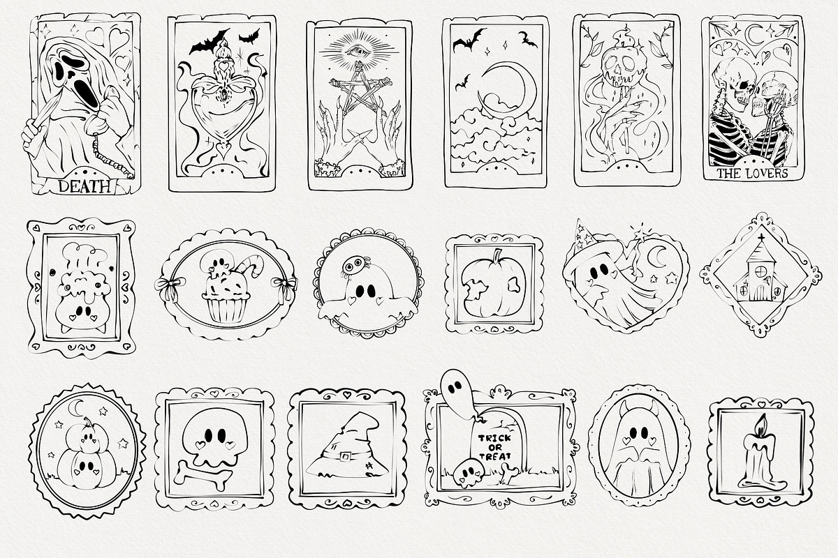 Spooky funny vector illustration, a Seasonal Illustration by AnnaPolitmerskaja (Photo 3 of 6)