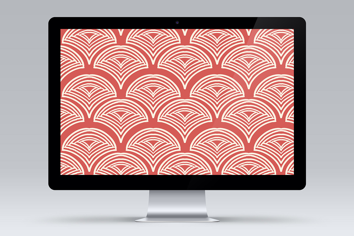 Scallop Motifs and Patterns, a Decorative Illustration by Sweet Fig (Photo 8 of 15)