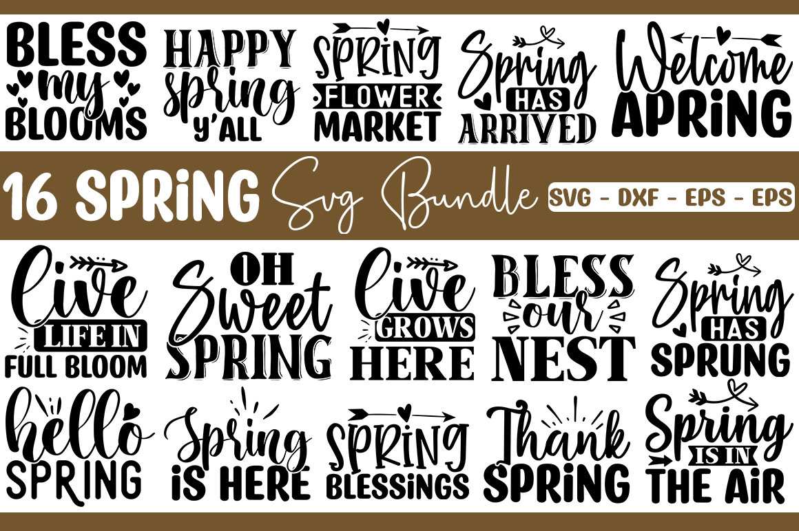 Spring SVG Bundle, a Graphic by Buysvgbundles