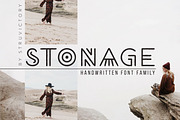 Stonage - Handwritten Font Family, a Symbol Font by Struvictory.art (Thumbnail 11 of 11)