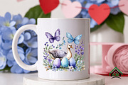 Watercolor Purple Easter Clipart, an Illustration by Craft Nest (Thumbnail 7 of 9)