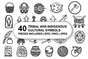 40 Tribal & indigenous cultural Icon, an Outline Icon by Nurlan's shop (Thumbnail 1 of 4)