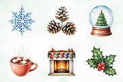 Christmas Timeless Winter Clipart, an Illustration by Creative Art (Thumbnail 7 of 9)