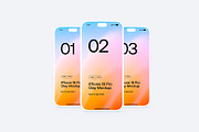 iPhone 18 Pro Clay - 24 Mockups, an iPhone Mockup by Asylab (Thumbnail 16 of 54)