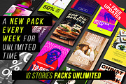 Instagram Stories - Weekly Update, a Social Media Template by GraphicDiamonds (Thumbnail 1 of 10)