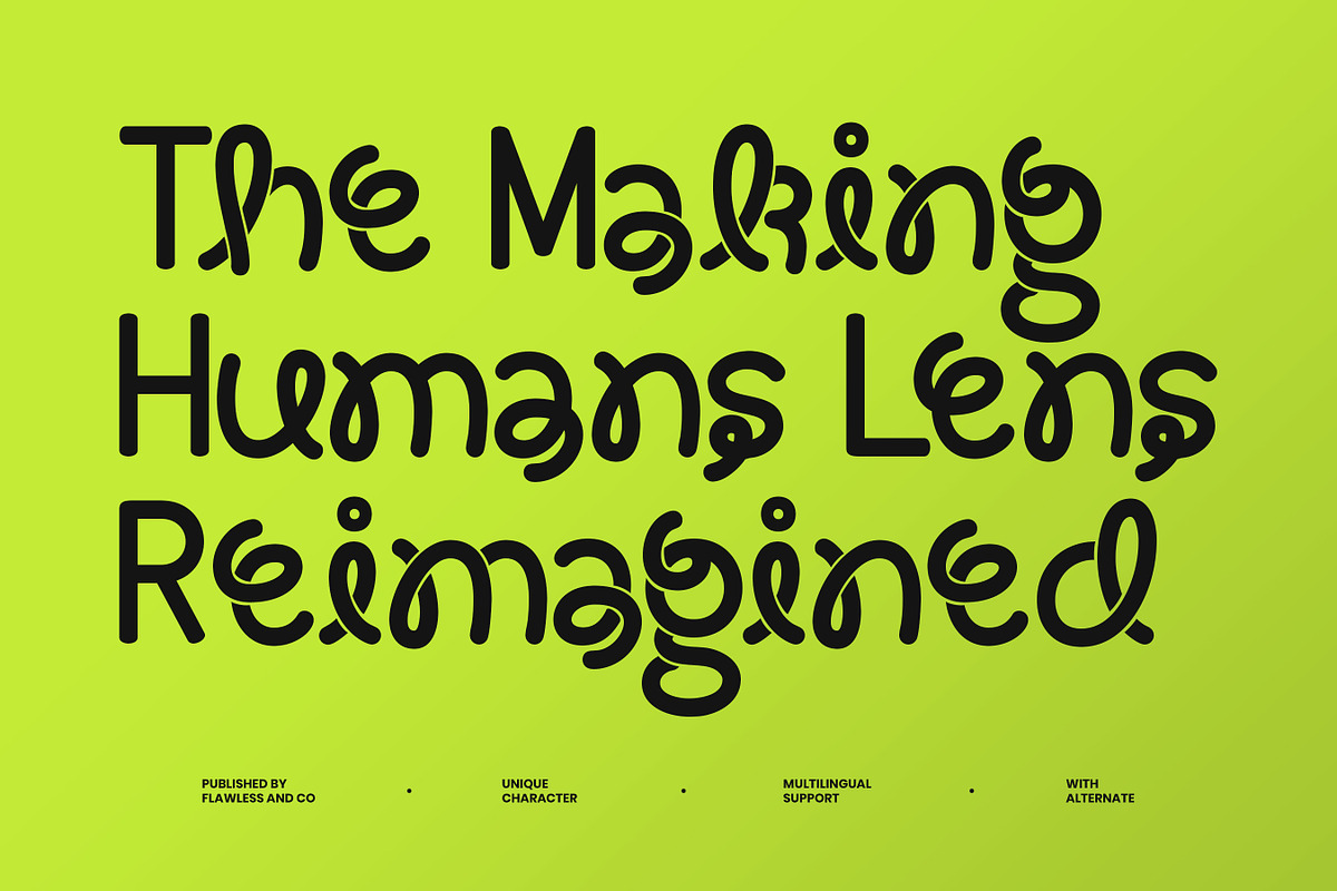 Wobble - Sans Serif Typeface Font, a Sans Serif Font by Flawless And Co (Photo 4 of 10)
