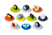 Isometric icons - Photo and Music, an Icon by sidmaydesign (Thumbnail 2 of 3)