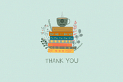 Cute pets reading the books. Clipart, an Animal Illustration by PenguinArtStudio (Thumbnail 13 of 13)
