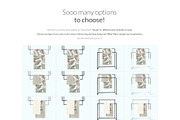 Bath Towels on Rack 6x Mock-ups, a Print Template by Mocca Mockups Store (Thumbnail 3 of 6)