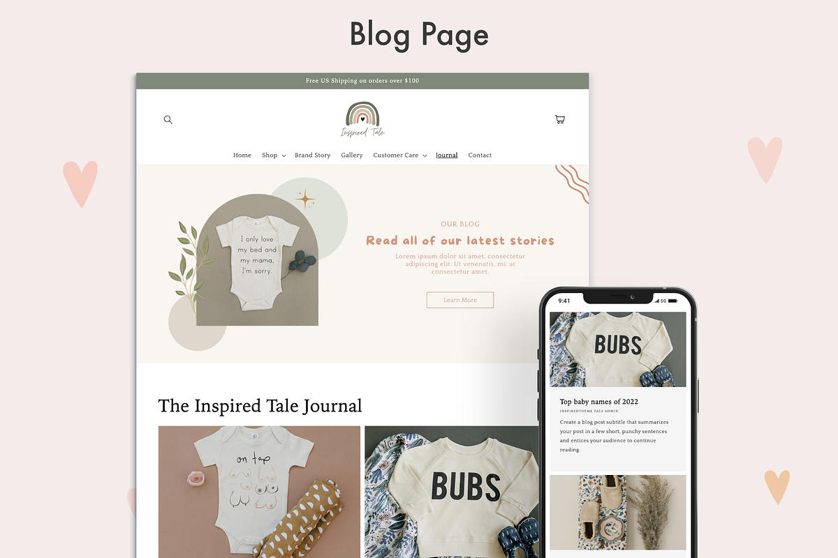 Tale - Baby & Kids Shopify Theme, a Templates & Theme by InspiredTheme (Photo 5 of 8)