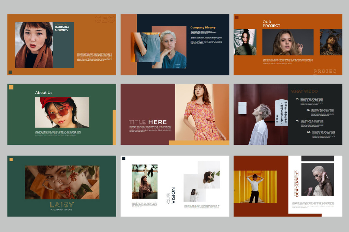 Laisy Fashion - Google Slides, a Presentation Template by Putra Khan (Photo 2 of 7)