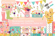 Blooming Garden, Flower, an Illustration by Mia's Graphic Design (Thumbnail 1 of 10)